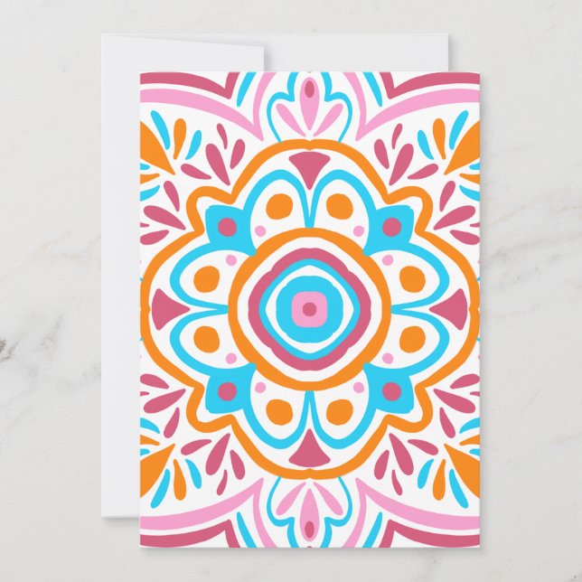 Invitation Mandala Summery (Devant)
