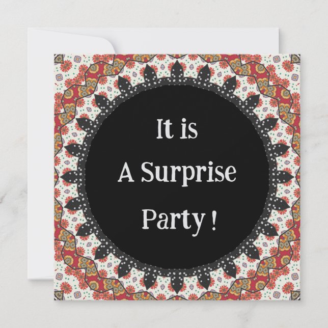 Invitation Mandala Surprise (Devant)