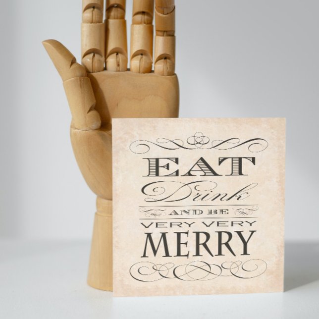 Invitation Mange Boire et être très joyeux Anniversaire (Créateur téléchargé)