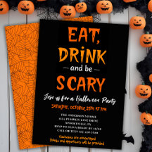 Mangez Boire & Soyez Effrayant Fête d'Halloween mo