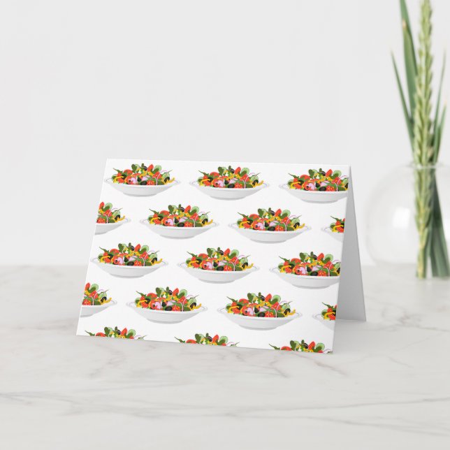Invitation Mangez plus de plantes frais motivation salade let (Devant)