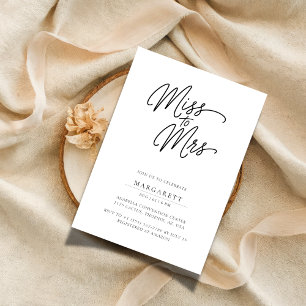 Invitation Manque de script minimal à Mme Fête des mariées pa