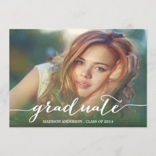 Invitation manuscrite de fête de remise des