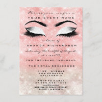 Maquillage d'ivoire rose Parties scintillant blanc