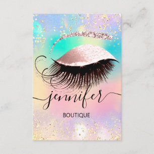 Invitation Maquillage Holographique professionnel Eyelash Con