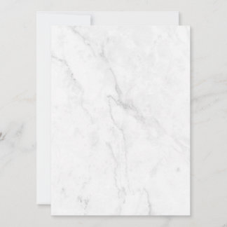 Invitation Marbre Blanc