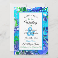 Marbre bleu vert pour peinture effet Mariage Inv.