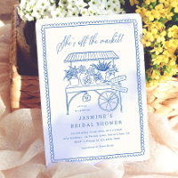 Marché de Fleurs Dessinées à la Main pour une Mari
