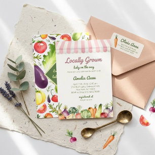 Invitation Marché de producteurs de fruits et légumes cultivé