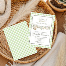 Marché de producteurs locaux frais, Baby shower