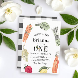 Invitation Marché fermiers cultivés localement 1er anniversai