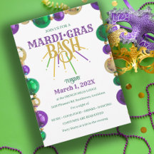 Mardi Gras Bash New Orleans Beads Party