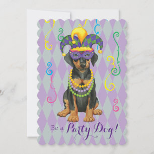 Invitation Mardi Gras Dobe