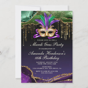Invitation Mardi Gras Masquerade