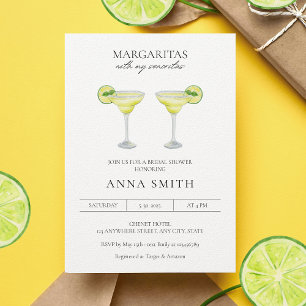 Invitation Margaritas avec mes Senoritas Fête d'enterrement d