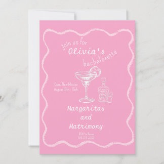 Invitation Margaritas et le week-end de bachelorette Matrimon
