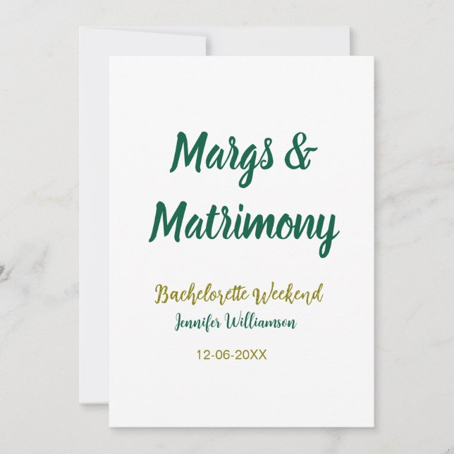 Invitation Margs et matrimone ajouter nom date enterrement de (Devant)