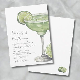 Invitation Margs & Matrimony Margarita Fête de Fiançailles