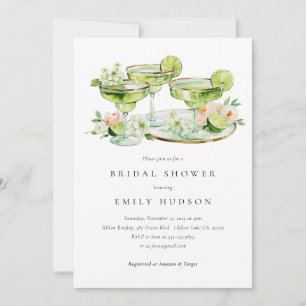 Invitation Margs & Matrimony Margarita Fleural Enterrement de