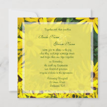 marguerite d'été jaune vif fleurs mariage invite