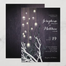 Mariage à chaîne de lumière verticale cristalline 