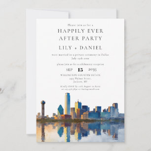 Invitation Mariage à Dallas pour toujours heureux