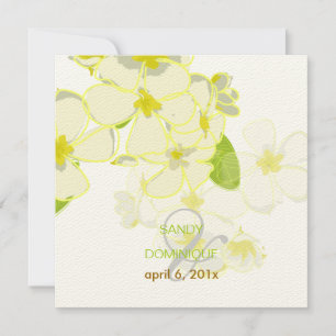 Invitation Mariage à destination de la Plumeria Leis
