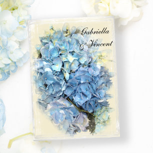 Invitation Mariage à fleurs Blue Hydrangea