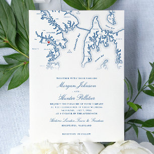 Invitation Mariage à Historic London Town Annapolis MD 