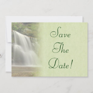 Invitation Mariage à la Cascade Enregistrer la Date