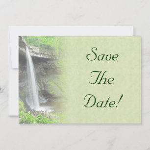 Invitation Mariage à la Cascade Enregistrer la Date