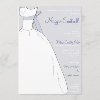 Invitation Mariage à la douche nuptiale