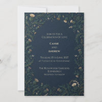 Mariage à l'Écossaise Or et Marine