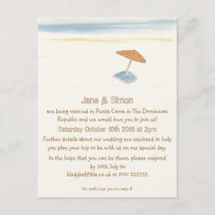 Invitation Mariage à l'étranger