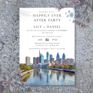 Invitation Mariage à Philadelphie pour un bonheur éternel