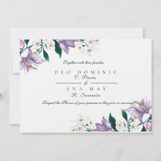 Invitation Mariage à thème Fairy Tale