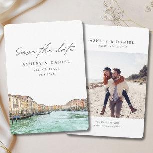 Invitation Mariage à Venise Italie Save the Date