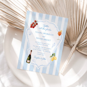 Invitation Mariage Amalfi Dolce Vita