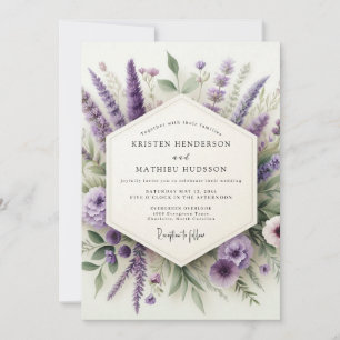 Invitation Mariage Améthyste Meadowland