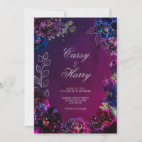 Mariage Améthyste Saphir Ombre Tons de Joaillerie