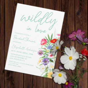 Invitation Mariage Amoureux Sauvage