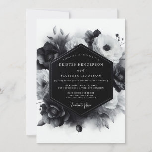 Invitation Mariage Anémone Grise et Maussade