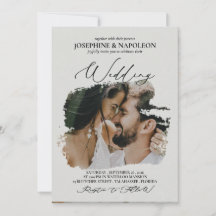 Mariage artistique romantique moderne élégant