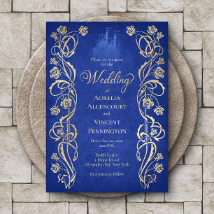 Invitation Mariage au Château de la Rose Enchantée