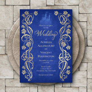 Invitation Mariage au Château de la Rose Enchantée