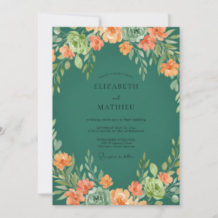 Invitation Mariage au corail sarcocaulon eucalyptus