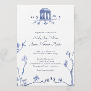 Invitation Mariage au Mémorial de guerre de DC - Holly & Jami
