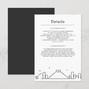 Invitation Mariage au Mexique   Détails de l'invité