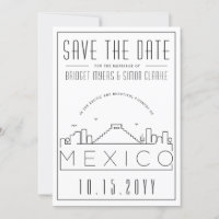 Mariage au Mexique Silhouette stylisée Faire suivr