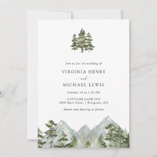Invitation Mariage au Mont du Pin